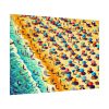 Aerial View of Vibrant Beach Scene Poster