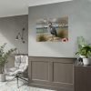 92408-554.jpg Heron on Sandy Beach Poster