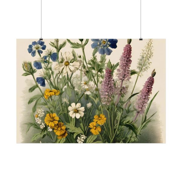92408-561.jpg Vintage Wildflowers Poster
