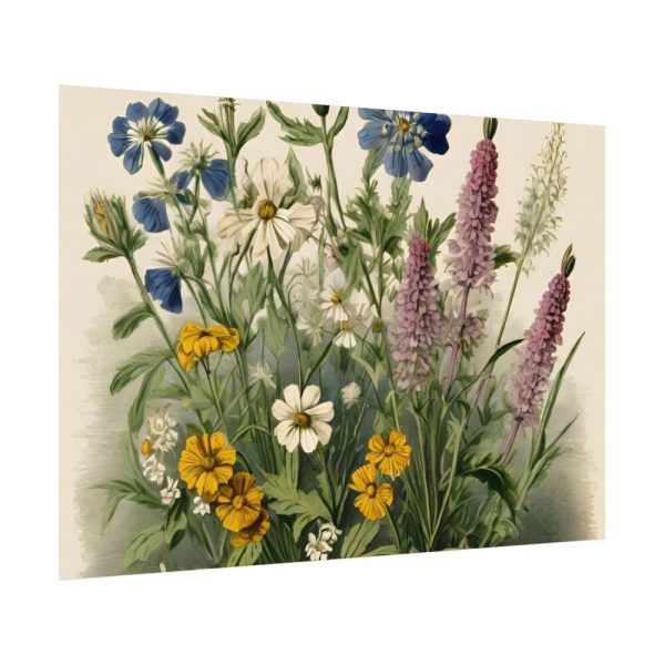 92408-562.jpg Vintage Wildflowers Poster