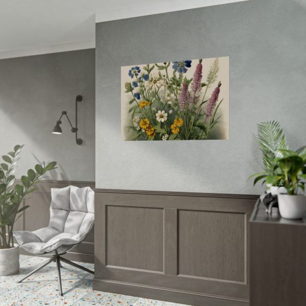 92408-564.jpg Vintage Wildflowers Poster