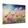 92408-577.jpg Wildflowers on Rough Texture Poster