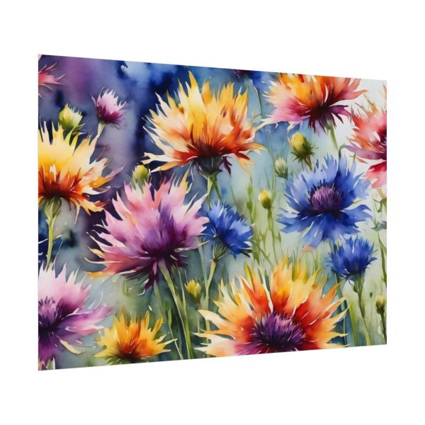 Cornflowers Wildflowers Poster