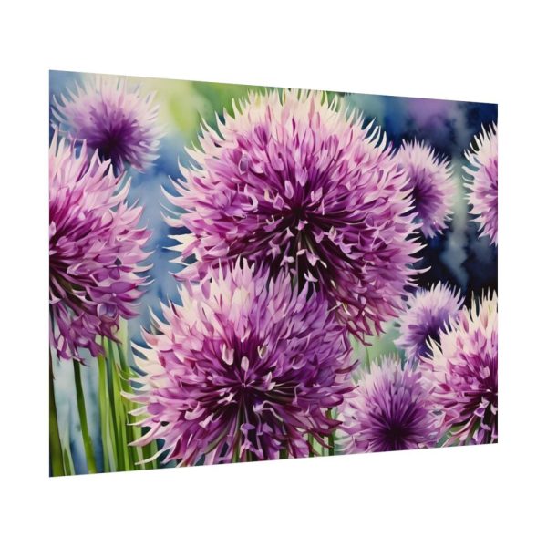 92408-592.jpg Ornamental Allium Flower Poster