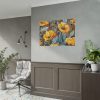 92408-599.jpg Saffron Flower Grunge Poster