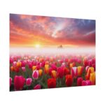 Tulip Field In The Morning Poster - Image 3