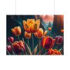 Yellow Tulips Flower Poster