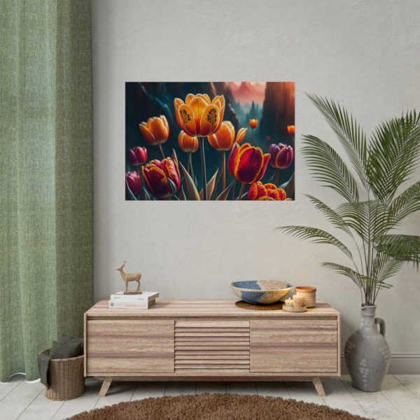 Yellow Tulips Flower Poster