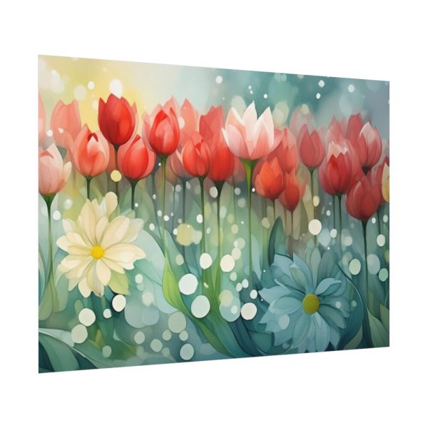 92408-647.jpg Flower Field of Tulips Poster