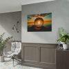 92408-69.jpg Reflection Time Through A Lens Ball Poster