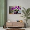 92408-718.jpg Purple Orchid Still Life Poster