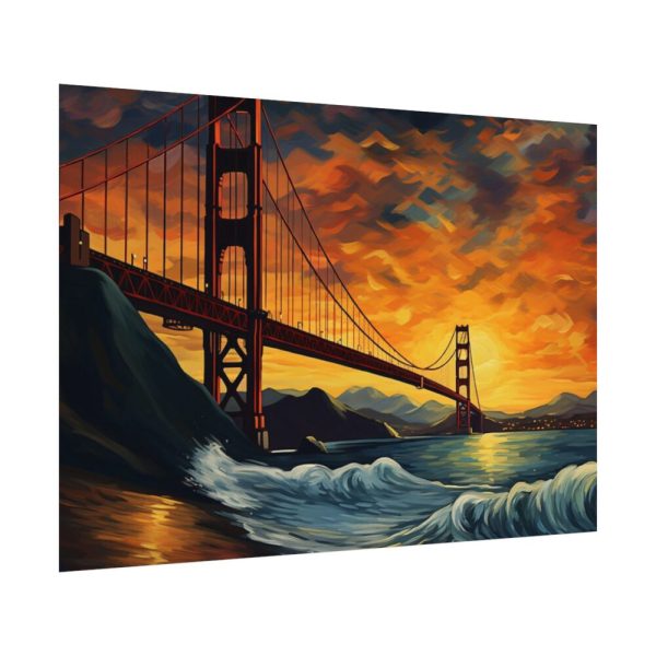 92408-72.jpg Golden Gate Bridge Painting Poster