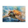 Sea Turtle Watercolor Poster