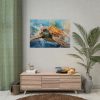 Sea Turtle Watercolor Poster