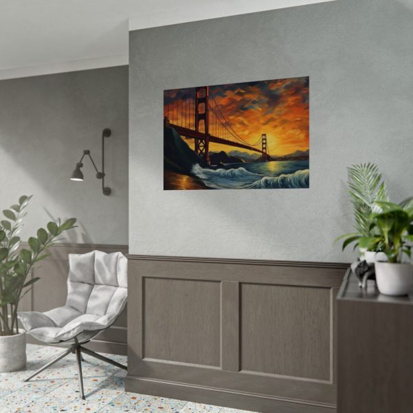 92408-74.jpg Golden Gate Bridge Painting Poster