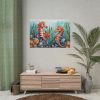 Colorful Seahorse Poster