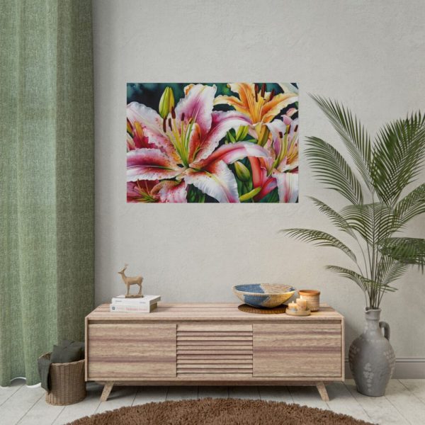 92408-753.jpg Lily Flower Blossom Art Poster