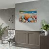 Seashells On Sandy Beach Poster
