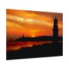 92408-77.jpg Sunset Ocean Lighthouse Silhouette Poster