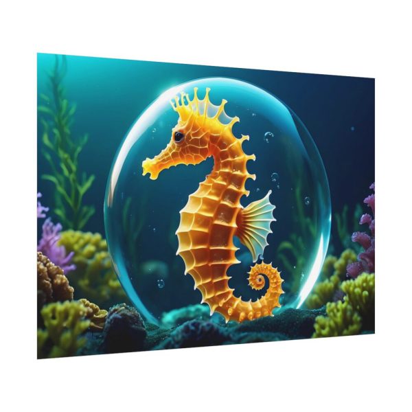 Seahorse Fantasy Art Poster