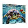 Swimming Sea Turtle Poster