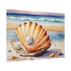 Shells Pearls Beach Art Poster