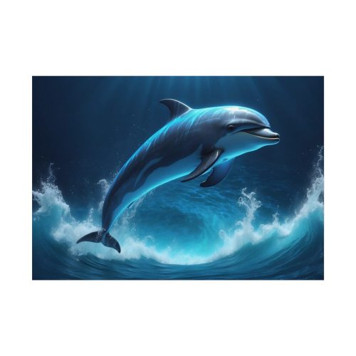 92408-815.jpg Dolphin Jump Poster
