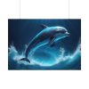 Dolphin Jump Poster