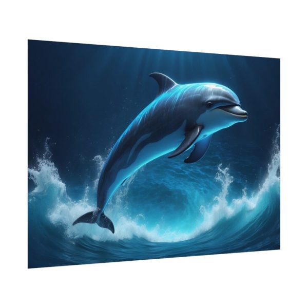 Dolphin Jump Poster