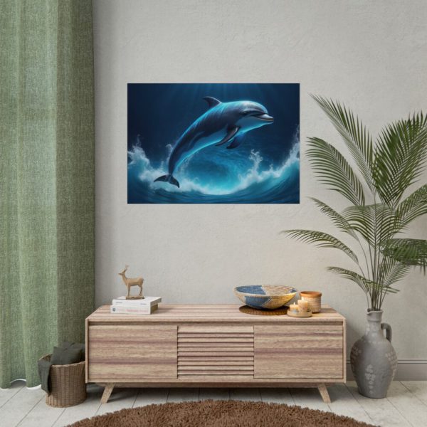 Dolphin Jump Poster