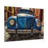 92408-82.jpg Front of a Rusty, Vintage, Blue Volkswagen Beetle Poster