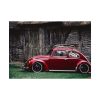 92408-85.jpg Red Old Beetle Car Poster