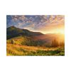 Beautiful Mountain Glow in Sunset Poster