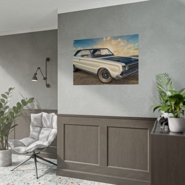 Plymouth Classic Car Poster