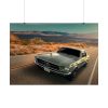 92409-136.jpg Mustang on the Road Poster