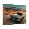 92409-137.jpg Mustang on the Road Poster
