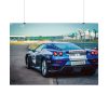 Ferrari Racing Car Poster