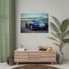 Ferrari Racing Car Poster