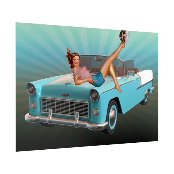 92409-172.jpg Retro Car Poster
