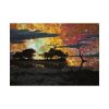 Landcape Sunset in Summer Poster