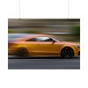 92409-206.jpg Fast Sport Car on Road Poster