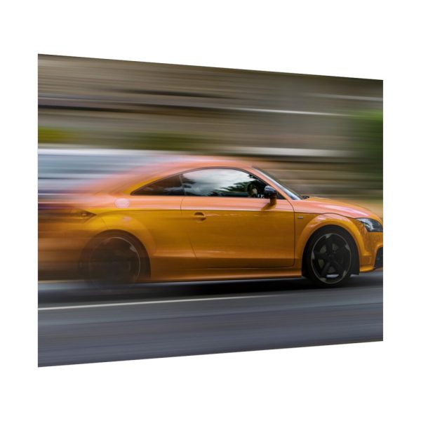 92409-207.jpg Fast Sport Car on Road Poster
