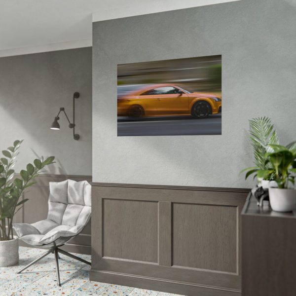 92409-209.jpg Fast Sport Car on Road Poster