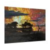 Landcape Sunset in Summer Poster