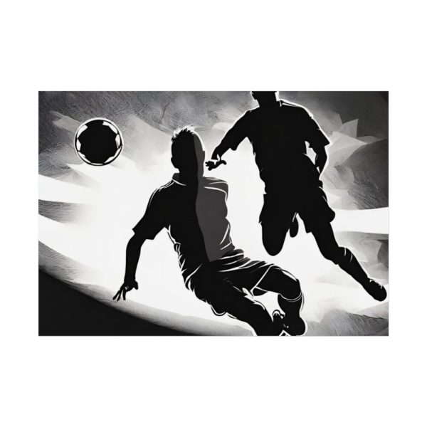 92409-220.jpg Soccer Players With The Ball Poster