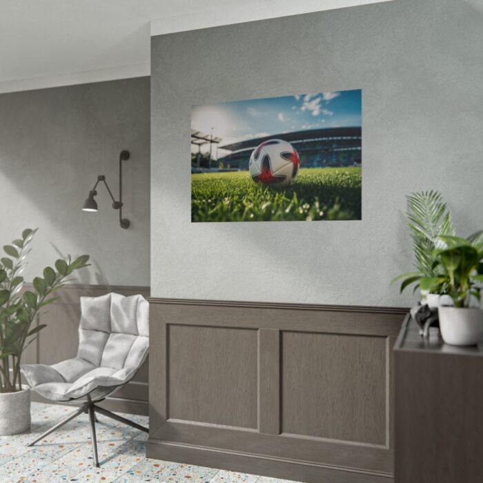 Soccer Ball On The Field Poster - Image 10