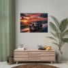 92409-243.jpg Vintage Car Driving on Road Poster