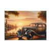 92409-245.jpg Vintage Car Parked on the Road Poster