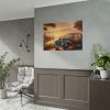 92409-249.jpg Vintage Car Parked on the Road Poster