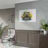 92409-254.jpg Vintage Yellow Car Poster